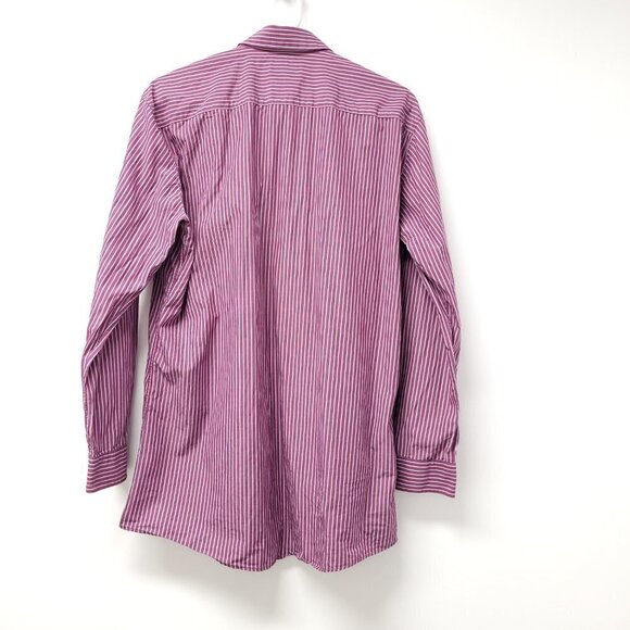 Hugo Boss Mens Striped Long Sleeve Button Down Shirt Size 16.5 Multicolor - Picture 2 of 10